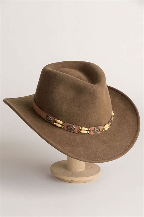 Overland Outback Crushable Wool Felt Cowboy Hat | Overland Snakeskin ...