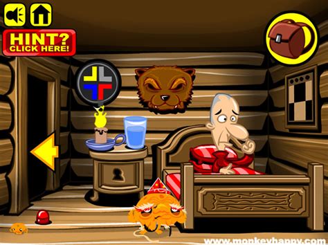 Play Monkey Go Happy Cabin Escape - Free online games with Qgames.org