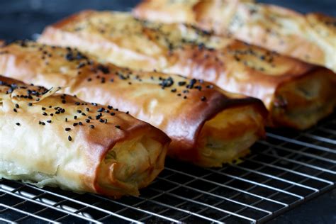 Spinach and Feta Cheese Burek Pastry - Neta Cooks