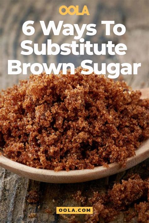 6 Ways To Substitute Brown Sugar | Brown sugar recipes, Sugar free recipes desserts, Substitute ...