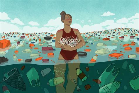 NBC NEWS | Ocean Plastics — Lily Padula Illustration Ocean Pollution ...