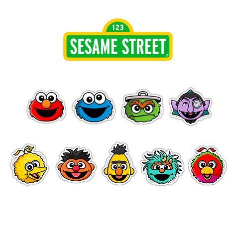 Collectible Sesame Street Stickers | The cutest stickers ever.