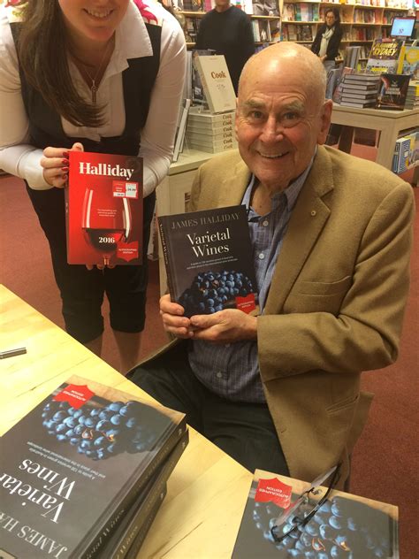 James Halliday was in store to sign copies of his latest 2016 Wine Companion and his new book ...