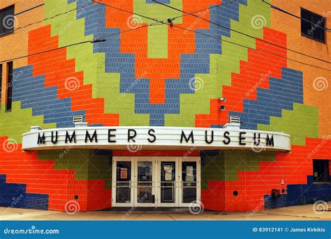 Entrance To the Mummers Museum, Philadelphia Editorial Photo - Image of ...