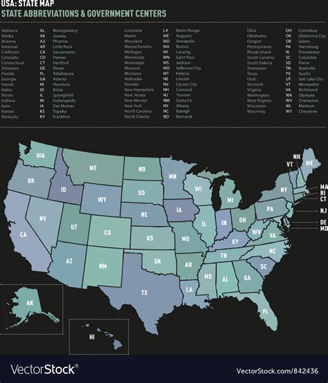 United States Postal Zip Codes Map