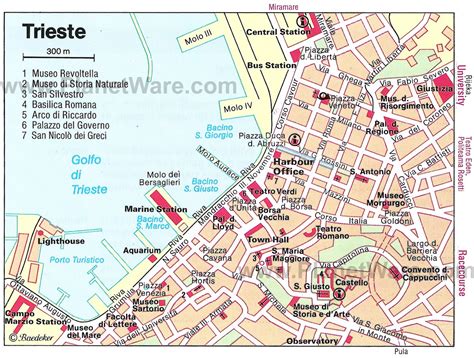 Trieste Bus Map