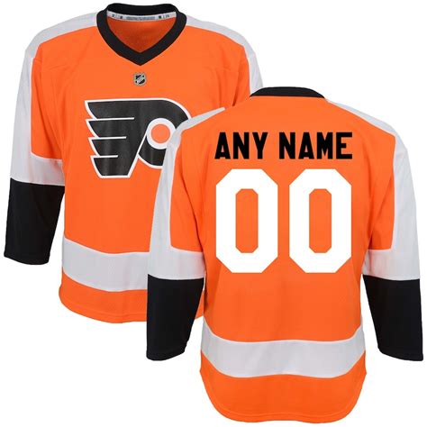 Philadelphia Flyers Toddler Orange Home Replica Custom Jersey