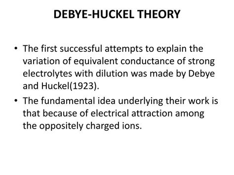 PPT - ELECTROCHEMISTRY PHYSICAL CHEMISTRY B.Sc FIRST YEAR SECOND ...