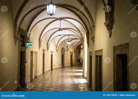 Interior in Ksiaz castle editorial stock image. Image of medieval - 148270849