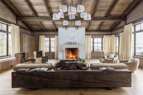 Swiss chalet-inspired home provides cozy refuge in snowy Montana Chic ...