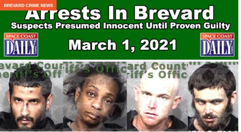 Brevard County Crime News for March, 2021 - Brevard County Arrests