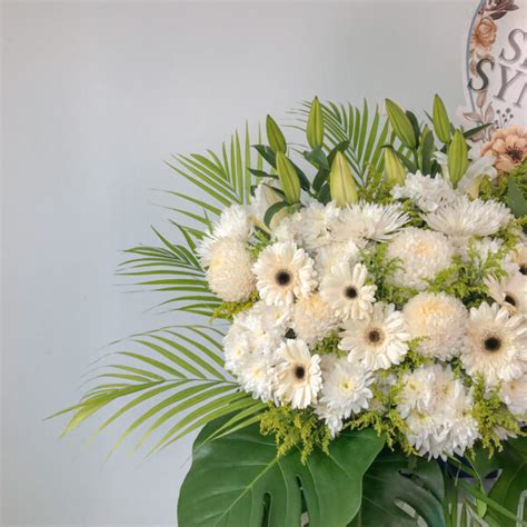 GLORY Condolence Flower Stand - Penang Florist | SweetLife & Co