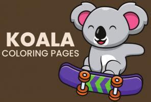 Koala Coloring Pages - Play Free Online! | Yombie