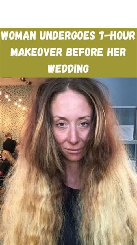 Woman undergoes 7-hour makeover before her wedding | Light brown hair, Highlights brown hair ...