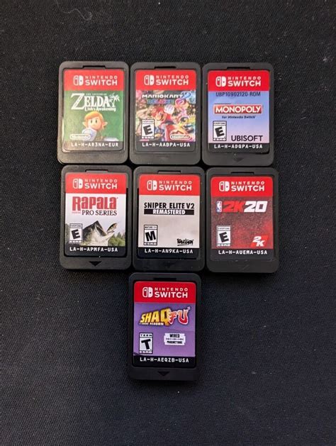 Nintendo Switch Games Bundle (Zelda Link's Awakening, Mariokart 8 ...