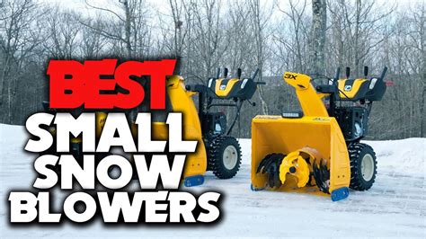 Top 4 Best Small Snow Blowers Review in 2023 | [Don't Buy Until You WATCH This!] - YouTube