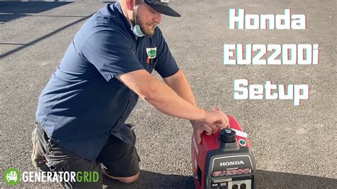 Honda EU2200i Setup. How to Start & Stop Your Generator The First Time - YouTube