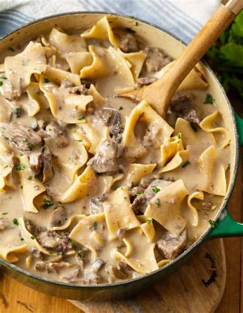 Slow Cooker Beef Stroganoff - The Cozy Cook