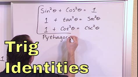 03 - Pythagorean Trig Identities, Part 1 - YouTube