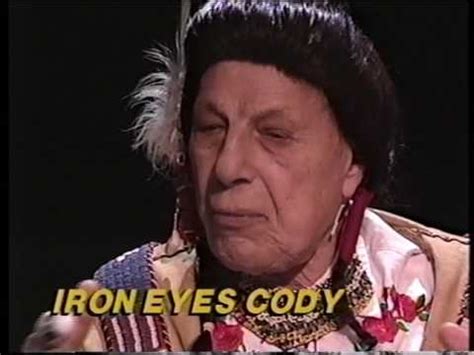 Iron Eyes Cody--Rare TV Interview - YouTube