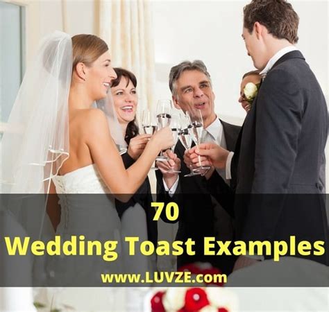 70 Wedding Toast Examples: Funny, Sweet, Religious Wedding Speeches