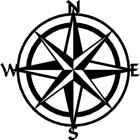 Nautical Compass Drawing at GetDrawings | Free download