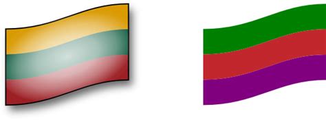 Lithuanian Flag Clip Art at Clker.com - vector clip art online, royalty ...