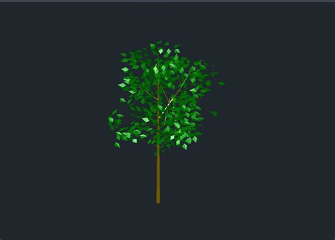 3d tree in AutoCAD | Download CAD free (297.05 KB) | Bibliocad