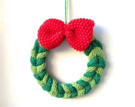 Christmas Wreath PDF Knitting Pattern - Etsy