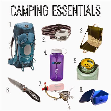 Kiwi At Heart: Camping Essentials