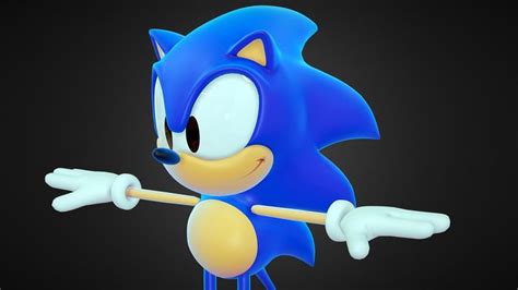 Classic_sonic 3D models - Sketchfab