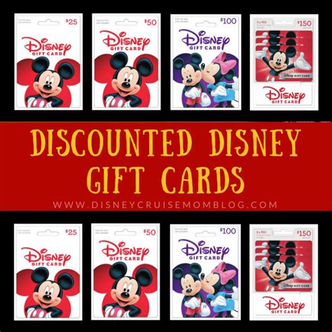 Discounted Disney Gift Cards • Disney Cruise Mom Blog