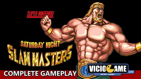 🎮 Saturday Night Slam Masters (Super Nintendo) Complete Gameplay - YouTube