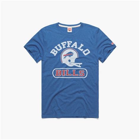 Buffalo Bills Throwback Helmet | Retro Buffalo Bills T-Shirt – HOMAGE