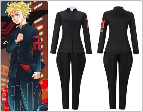 Anime Tokyo Revengers Bad Boy Uniform Cosplay Costume Version A Custom Made Outfit Halloween ...