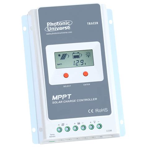 Buy Photonic Universe 20A MPPT solar charge controller / regulator with built in LCD display for ...