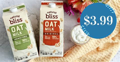 Natural Bliss Oat Milk is $3.99 at Kroger! - Kroger Krazy