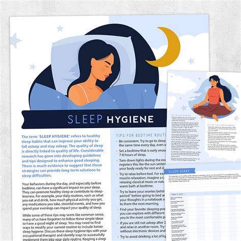 Sleep Hygiene – Adult and pediatric printable resources for speech and ...