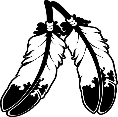 Native American Feather Drawing at GetDrawings | Free download