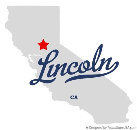 Map of Lincoln, CA, California