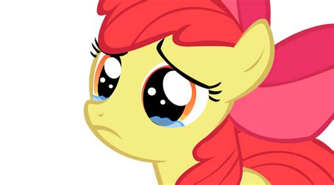 Applebloom crying. by Momoe-mi on DeviantArt