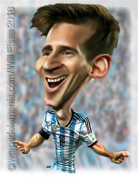 Lionel Messi "Argentina" | Celebrity caricatures, Caricature, Comic drawing