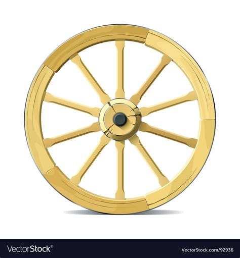 Wagon wheel Royalty Free Vector Image - VectorStock