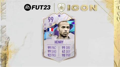 FIFA 23 Cover Star Icon Thierry Henry SBC: How to complete, costs, and more