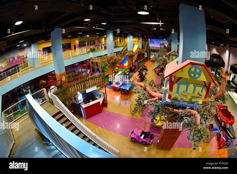 modern shopping mall playground for kids and video games Stock Photo, Royalty Free Image ...