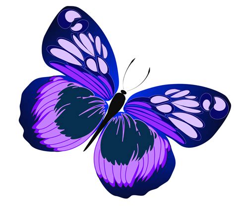 purple butterfly clipart - Clip Art Library