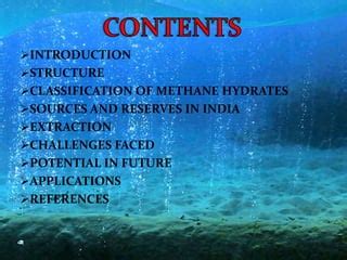 Methane hydrate final | PPT