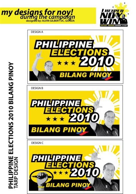 Pin on My Designs for Pres. Noynoy Aquino during his Campaign