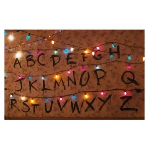 Stranger Things Alphabet Wall, Stranger Things Lights, Starnger Things ...