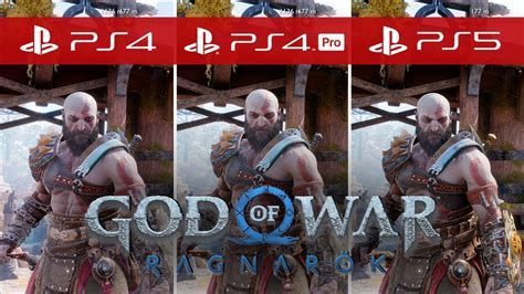 God of War Ragnarok Comparison - PS5 vs. PS4 Pro vs. PS4 / Resolution ...